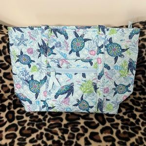 Vera Bradley Small Tote Bag Turtle Dream